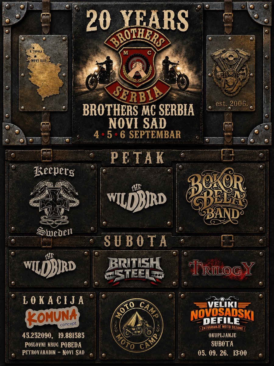 20 godina Brothers MC Serbia Novi Sad